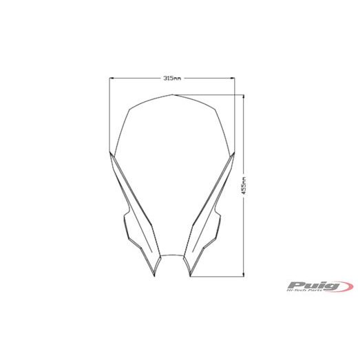 PLEXI NA MOTORKU PUIG NEW. GEN TOURING 20645H SMOKE