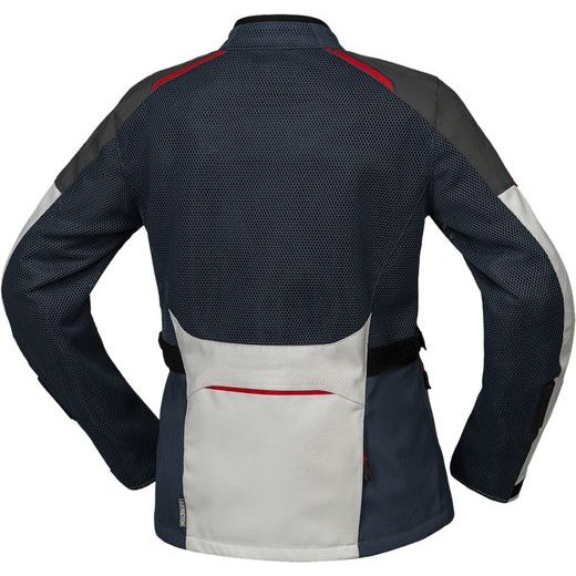 WOMEN'S JACKET IXS TOURSTER-BIG AIR 1.0 X2-161605 LIGHT GREY-BLUE-RED DXS