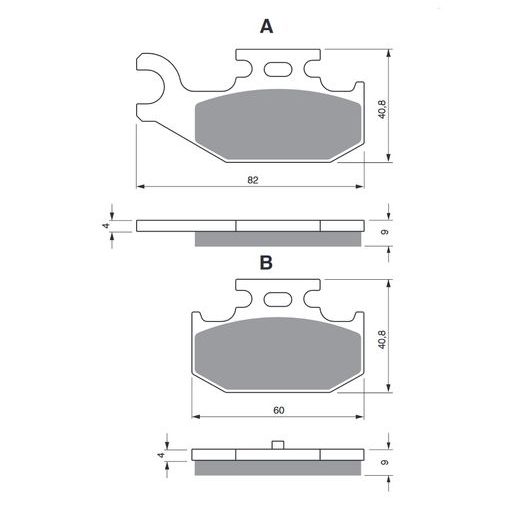 BRZDOVÉ OBLOŽENIE GOLDFREN 295 K5