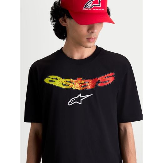ALPINESTARS ELLIPTOGRIT CSF – VOĽNOČASOVÉ MOTO TRIČKO (ČIERNA)