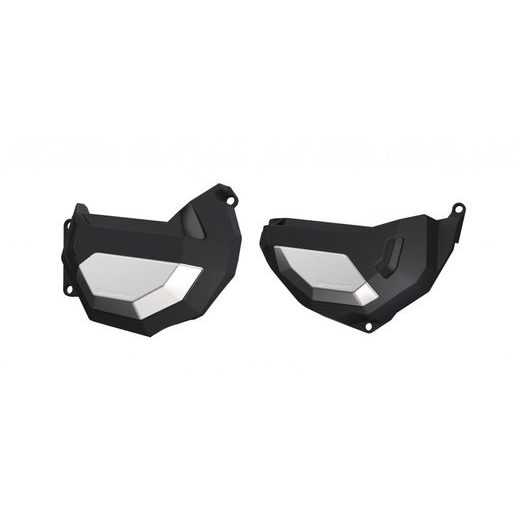 CLUTCH & ALTERNATOR COVER POLISPORT ČIERNA