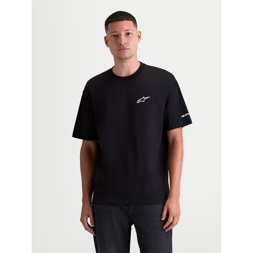ALPINESTARS MANDATE OVERSIZED CSF – VOĽNOČASOVÉ MOTO TRIČKO (ČIERNA)
