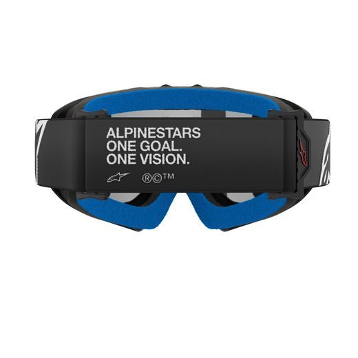 ALPINESTARS VISION YOUTH CORP – DETSKÉ MOTOKROSOVÉ OKULIARE NA MX A ENDURO (ČIERNA, ZRKADLOVÉ STRIEBORNÉ PLEXI) 2025