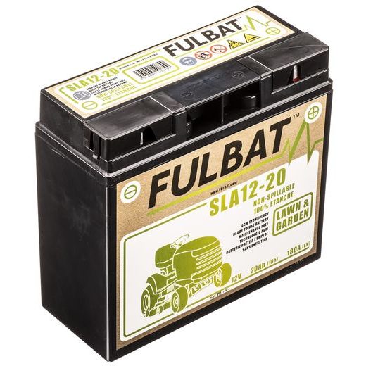 BATÉRIE FULBAT SLA 12V, SLA12-20, 20AH, PRAVÁ, 182X77X168