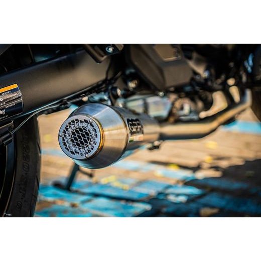 VÝFUK KOMPLETNÝ GPR ULTRACONE E5.CO.K.172.1.CAT.ULTRA BRUSHED STAINLESS STEEL INCLUDING REMOVABLE DB KILLER AND CATALYST