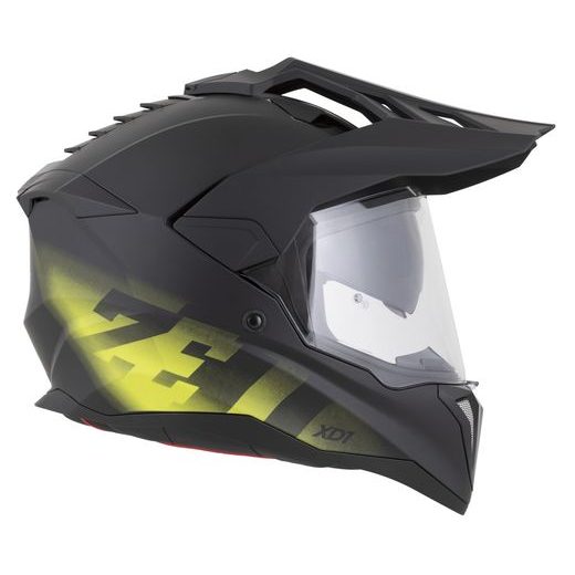 PRILBA XD1, ZED (ČIERNA MATNÁ/ŽLTÁ FLUO) 2026