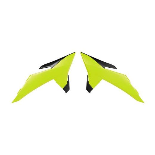 SPOJLERY CHLADIČA KTM, RTECH (NEON ŽLTÁ, ČIERNA)