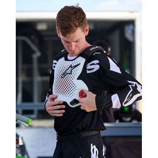 ALPINESTARS AIRBAGOVÁ VESTA TECH-AIR®MX PLASMA SYSTÉM – AIRBAGOVÝ SYSTÉM NA MOTORKU (BIELA/ČIERNA/ČERVENÁ, KOMPATIBILNÉ PRE DOWNHILL ALGORITMUS) 2027