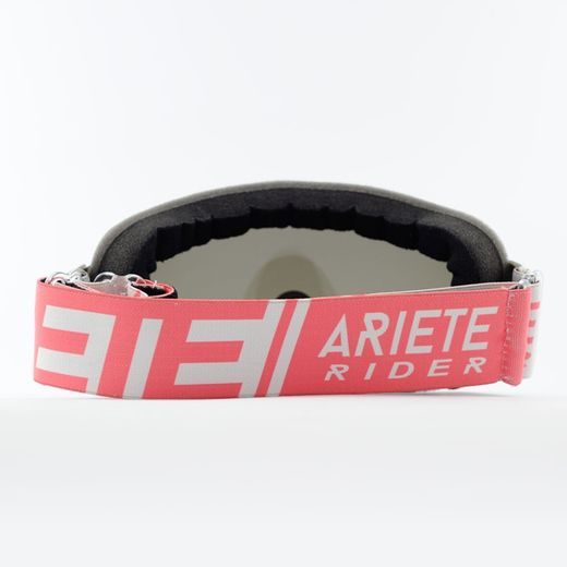 OKULIARE ARIETE PANORAMA 14900-BSBP MIRRORED LENS WHITE PINK STRAP