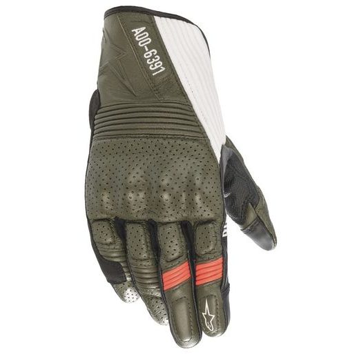 RUKAVICE KEI KOLEKCE DIESEL JEANS 2022, ALPINESTARS (ZELENÁ/ČERNÁ/ČERVENÁ/BÍLÁ)