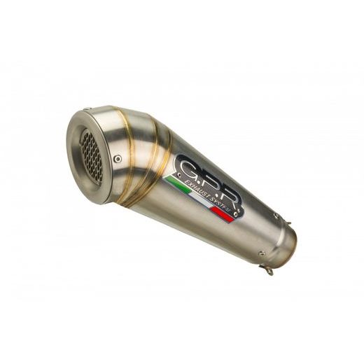 KONCOVKA VÝFUKU SLIP-ON GPR POWERCONE EVO HU.59.4.PCEV BRUSHED STAINLESS STEEL INCLUDING REMOVABLE DB KILLER AND LINK PIPE