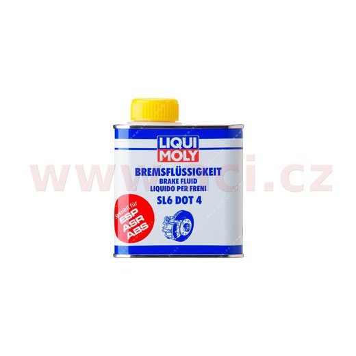 LIQUI MOLY BREMSFLÜSSIGKEIT SL 6 DOT4 - BRZDOVÁ KAPALINA SL6 DOT4, 500 ML