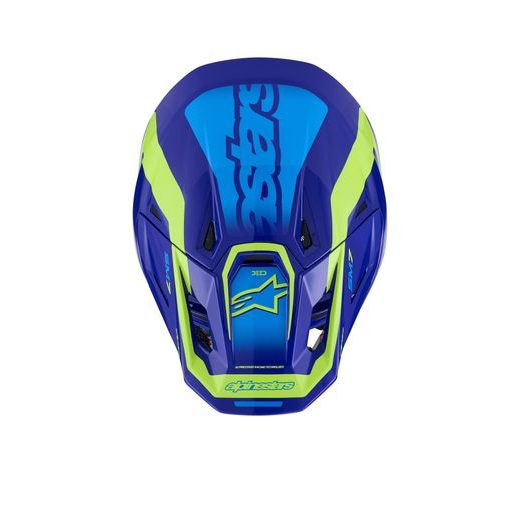 PRILBA SM7 DEED, ALPINESTARS (MODRÁ/ŽLUTÁ FLUO) 2026