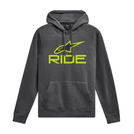 ALPINESTARS RIDE 4.0 – VOĽNOČASOVÁ MOTO MIKINA (SIVÁ/ŽLTÁ/ČIERNA)