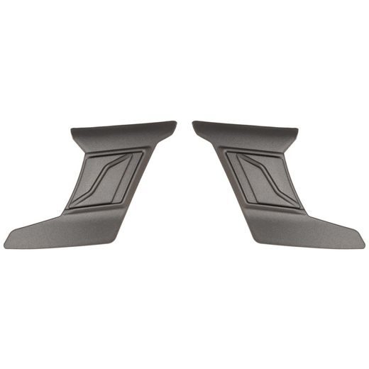 ČELNÉ KRYTY VRCHNÝ VENTILÁCIA PRE PRILBY CYKLÓN, CASSIDA - ČR (STRIEBORNÁ TITATNIUM MATNÁ, PÁR)