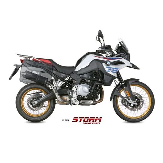 KONCOVKA VÝFUKU STORM OVAL B.033.LX1B OCEĽOVO ČIERNA