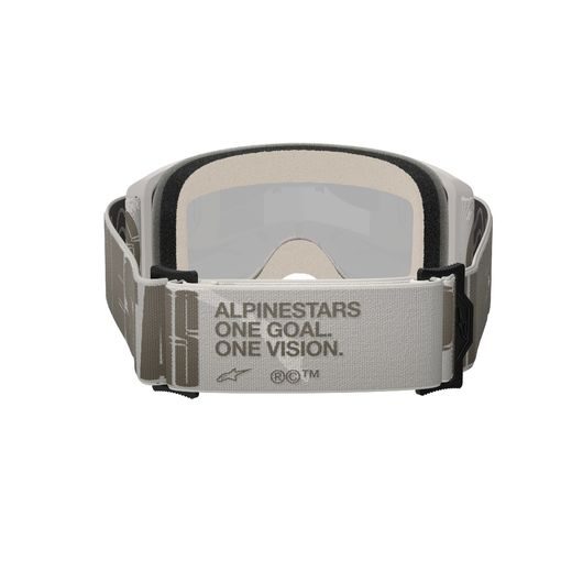 OKULIARE VISION 5 HOLLOW, ALPINESTARS (PIESKOVÁ, ZRKADLOVÉ ZLATÉ PLEXI) 2025