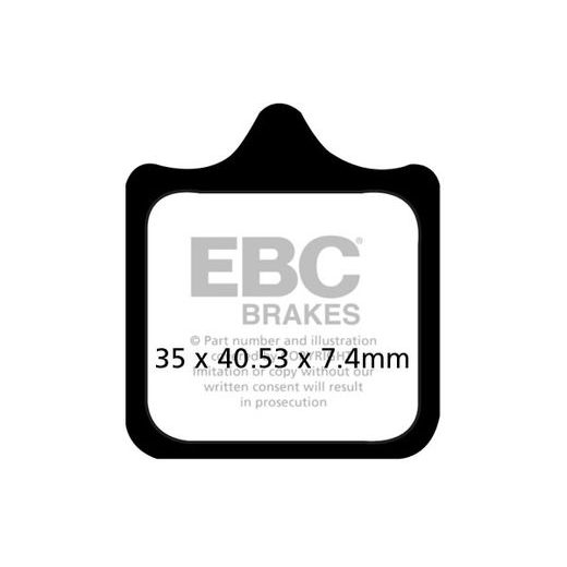 BRZDOVÉ OBLOŽENIE EBC FA322/4HH