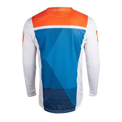 MOTOKROSOVÝ DRES YOKO KISA MODRO / ORANŽOVÝ M