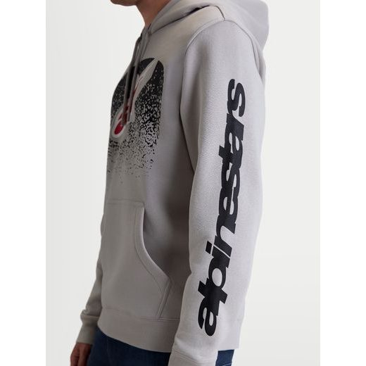 ALPINESTARS OBSESSED HOODIE – VOĽNOČASOVÁ MOTO MIKINA (SIVÁ)