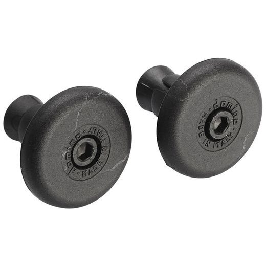 ZÁSLEPKA RIADIDIEL OCEĽ (PRE VNÚTORNÝ PRIEMER OD 16 MM), DOMINO (2 KS, ČIERNA)