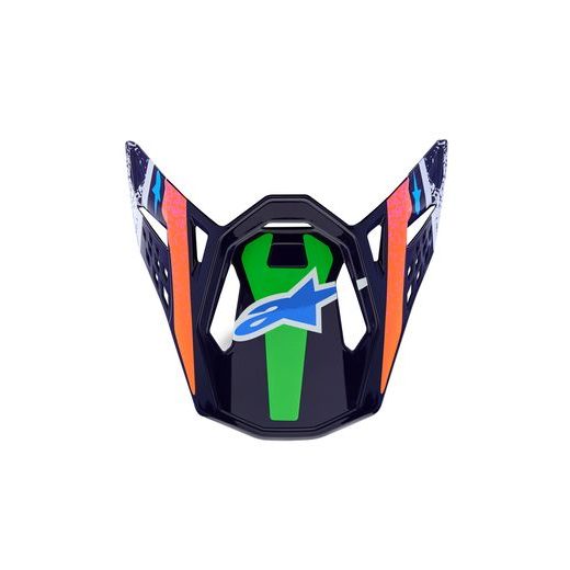 ALPINESTARS ŠILT PRE PRILBY SUPERTECH S-M10 LIMITOVANÁ EDÍCIA RECORDS – NÁHRADNÝ DIEL NA MOTOCYKLOVÚ PRILBU (SIVÁ/MULTIKOLOR) 2026
