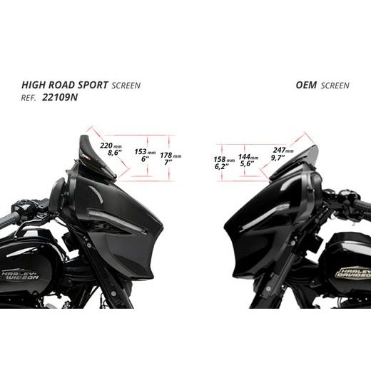 PLEXI ŠTÍT PUIG HIGH-ROAD SPORT 22109N ČIERNA