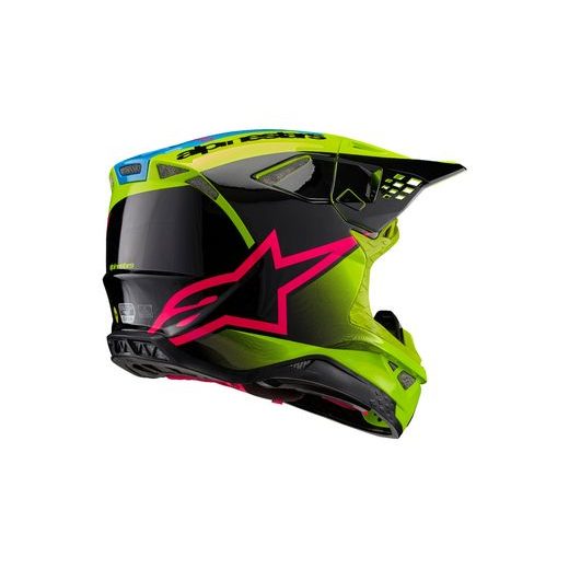 PŘILBA SUPERTECH S-M10 UNITE, ALPINESTARS (ŽLUTÁ FLUO/ČERNÁ/RŮŽOVÁ) 2024
