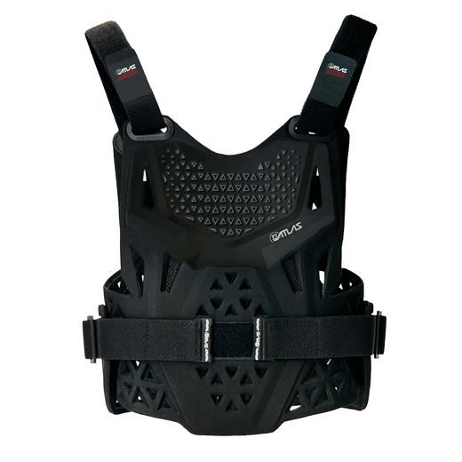 CHRÁNIČ HRUDNÍKA ATLAS CHARGER PEEWEE CE L1, PREDŠKOLÁK (ČIERNA)