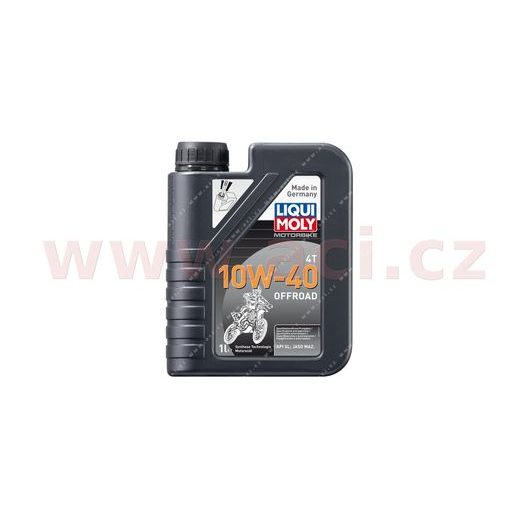 LIQUI MOLY MOTORBIKE 4T 10W40 OFFROAD, PLNĚ SYNTETICKÝ MOTOROVÝ OLEJ 1 L
