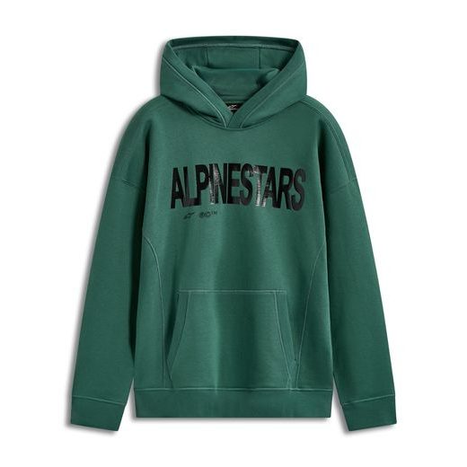 ALPINESTARS SHAW OVERSIZED HOODIE – VOĽNOČASOVÁ MOTO MIKINA (ZELENÁ)