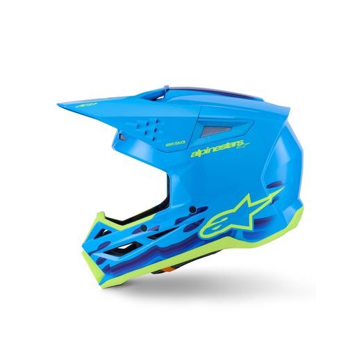 PRILBA S-M3 FORCE, ALPINESTARS (MODRÁ/ŽLUTÁ FLUO) 2026