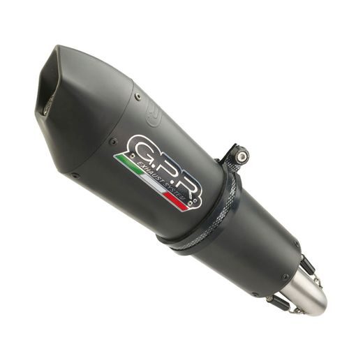 SLIP-ON EXHAUST GPR GP EVO4 E4.D.134.CAT.GPAN.BLT MATTE BLACK INCLUDING REMOVABLE DB KILLER, LINK PIPE AND CATALYST