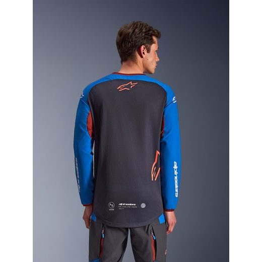 ALPINESTARS MAXDURA DUAL – MOTOKROSOVÝ DRES NA MX A ENDURO (TMAVO SIVÁ/MODRÁ/ORANŽOVÁ) 2026