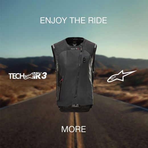 ALPINESTARS AIRBAGOVÁ VESTA STELLA TECH-AIR®3 SYSTÉM – AIRBAGOVÝ SYSTÉM NA MOTORKU (ČIERNA/TMAVO SIVÁ)