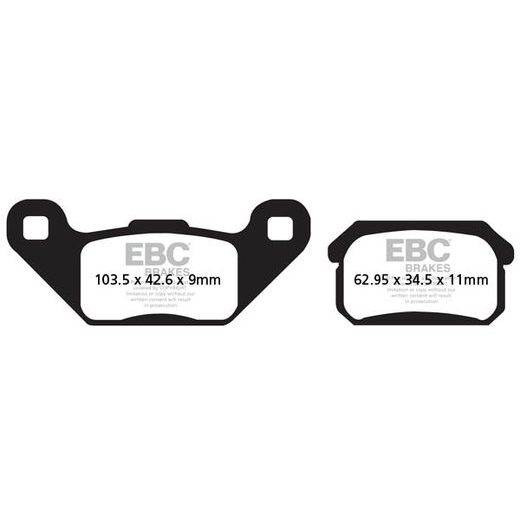 BRZDOVÉ OBLOŽENIE EBC FA431R