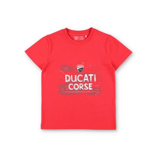 TRIČKO DUCATI CORSE DETSKÉ (ČERVENÁ)