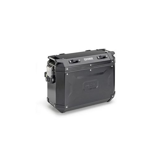 SADA BOČNÝCH KUFROV K-FORCE - 37L, KAPPA (ČIERNY, HLINÍK, 49,5X38,7X24,6 CM)