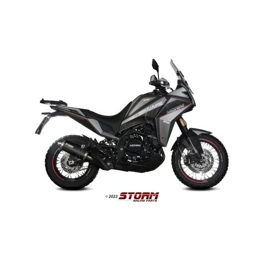 KONCOVKA VÝFUKU STORM OVAL MM.001.LX1B ČIERNA