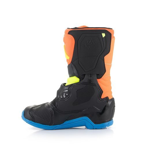 TOPÁNKY TECH 3S KIDS, ALPINESTARS, DĚTSKÉ (ORANŽOVÁ FLUO/MODRÁ/ŽLUTÁ FLUO/ČERNÁ) 2024