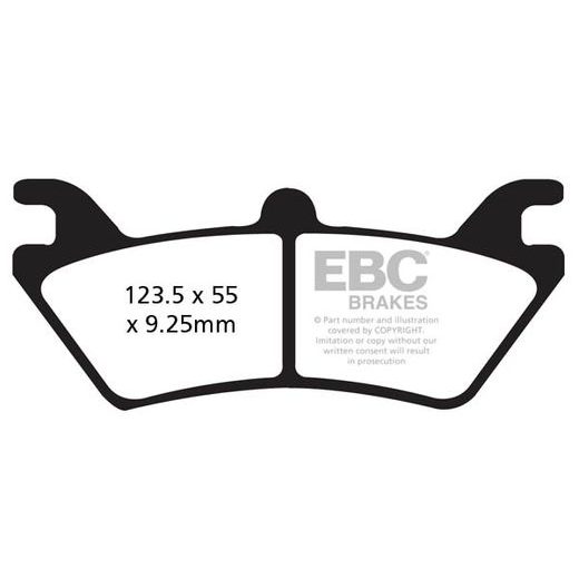 BRZDOVÉ OBLOŽENIE EBC FA313R