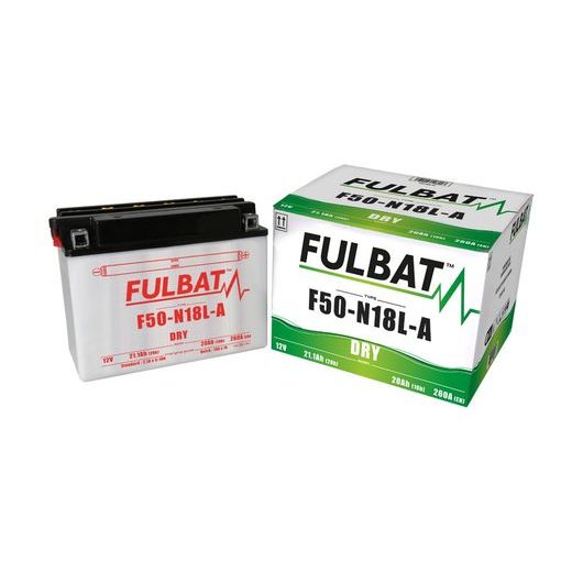 BATÉRIA 12 V, Y50-N18L-A, 20AH, 260A, KONVENČNÉ 205X90X162, FULBAT (VR. BALENIE ELEKTROLYTU)