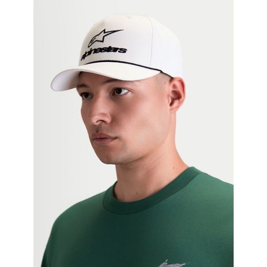 ALPINESTARS COMBO LOGO SNAPBACK – VOĽNOČASOVÁ ŠILTOVKA (BIELA OFF WHITE)