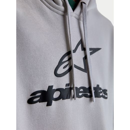 ALPINESTARS PRELUDE OVERSIZED HOODIE – VOĽNOČASOVÁ MOTO MIKINA (SIVÁ)