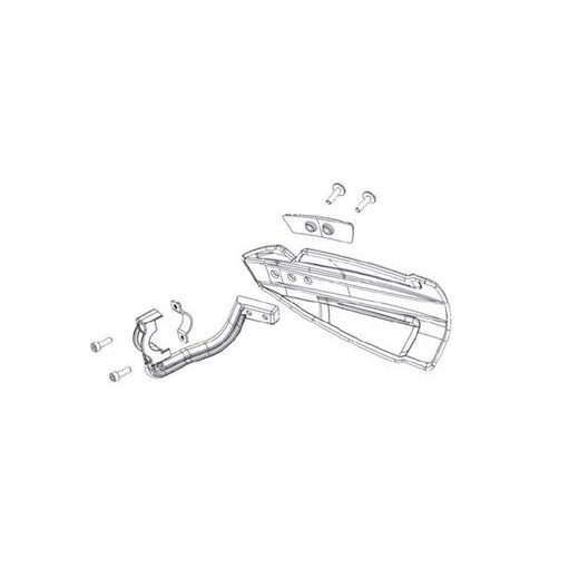 CHRÁNIČ PÁČIEK POLISPORT HAMMER VR. UNIVERZÁLNEJ MONTÁŽNEJ SADY BIELA