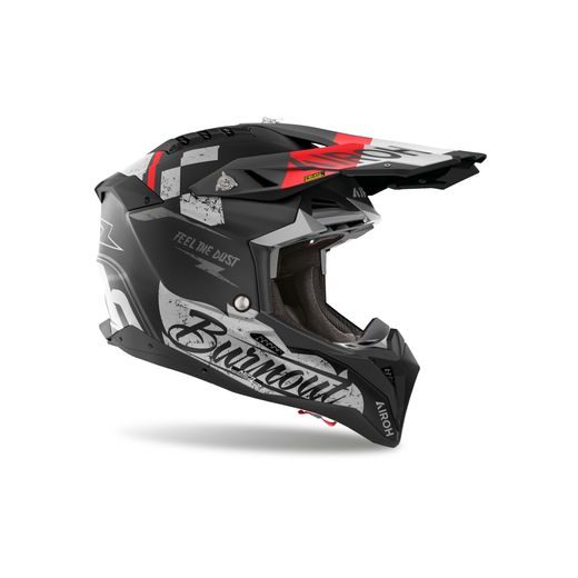 PRILBA AVIATOR 3 BURNOUT, AIROH (MATNÁ) 2025
