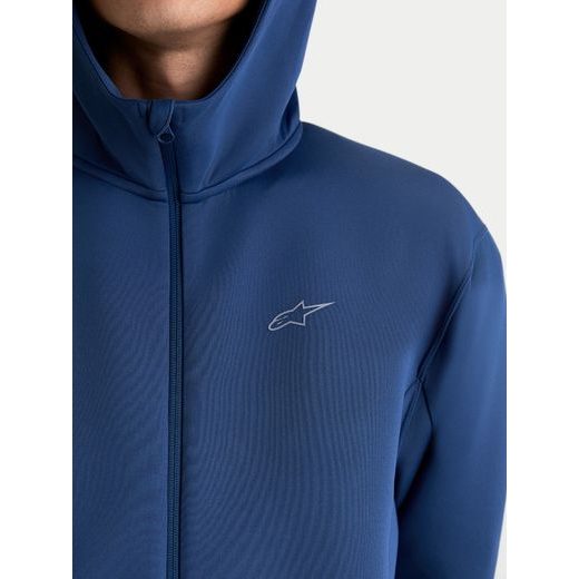 ALPINESTARS CYPHER HOODIE – VOĽNOČASOVÁ MOTO MIKINA (MODRÁ)