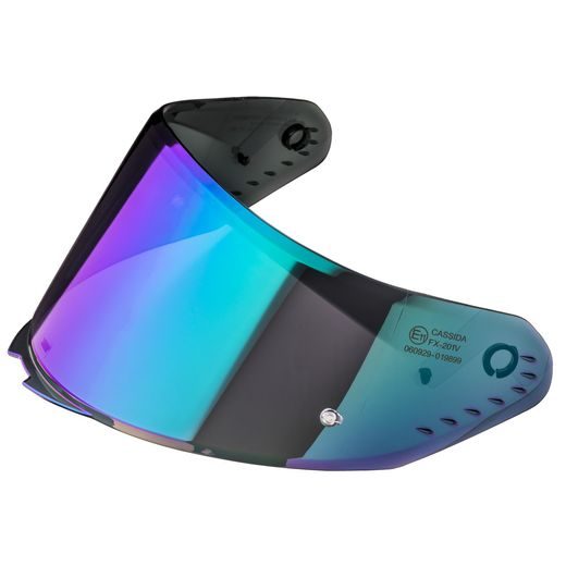 PLEXI PRE PRILBY AERO S PRÍPRAVOU PRE PINLOCK, CASSIDA - ČR (IRÍDIUM REVO)