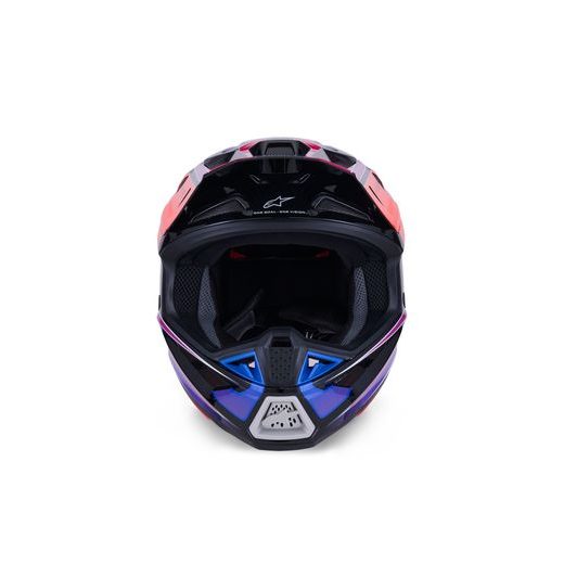 PRILBA SM7 FUSE, ALPINESTARS (MODRÁ/FIALOVÁ/RŮŽOVÁ) 2026