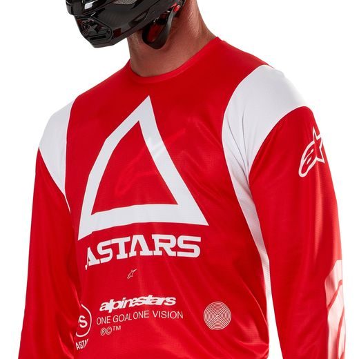 DRES TECHDURA, ALPINESTARS (ČERVENÁ FLUO) 2024